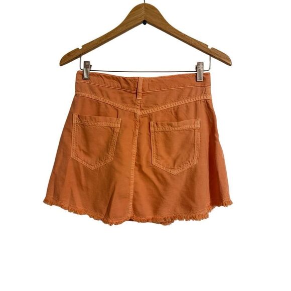 Brand New Anthropologie Pilcro Pleated Micro Denim Skirt in Pink Rose Size 4 - Picture 4 of 14